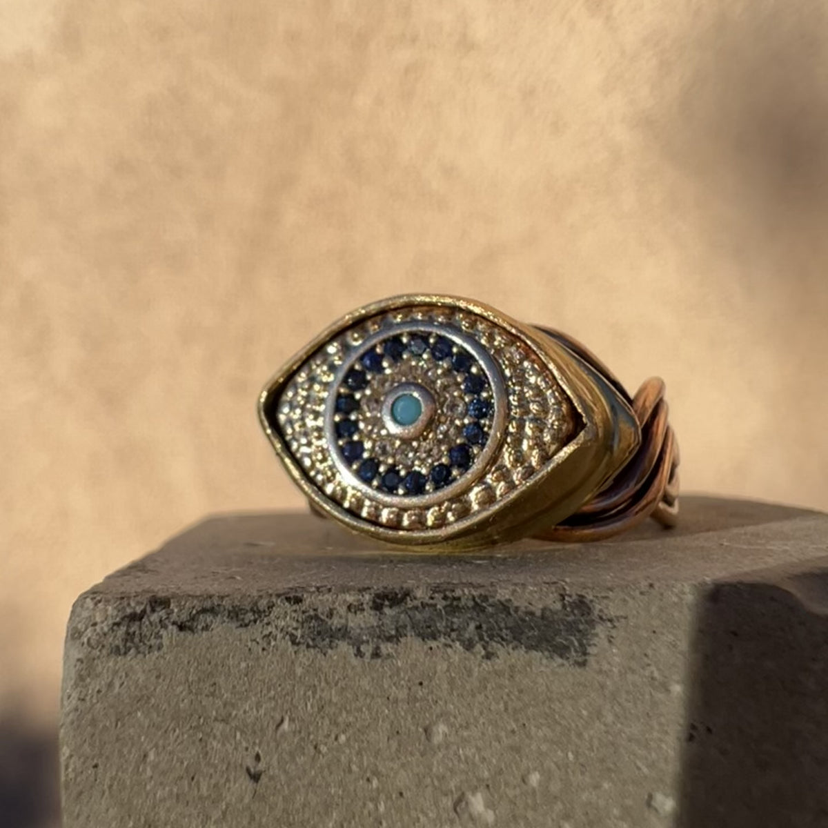 Evil Eye Ring — size 5