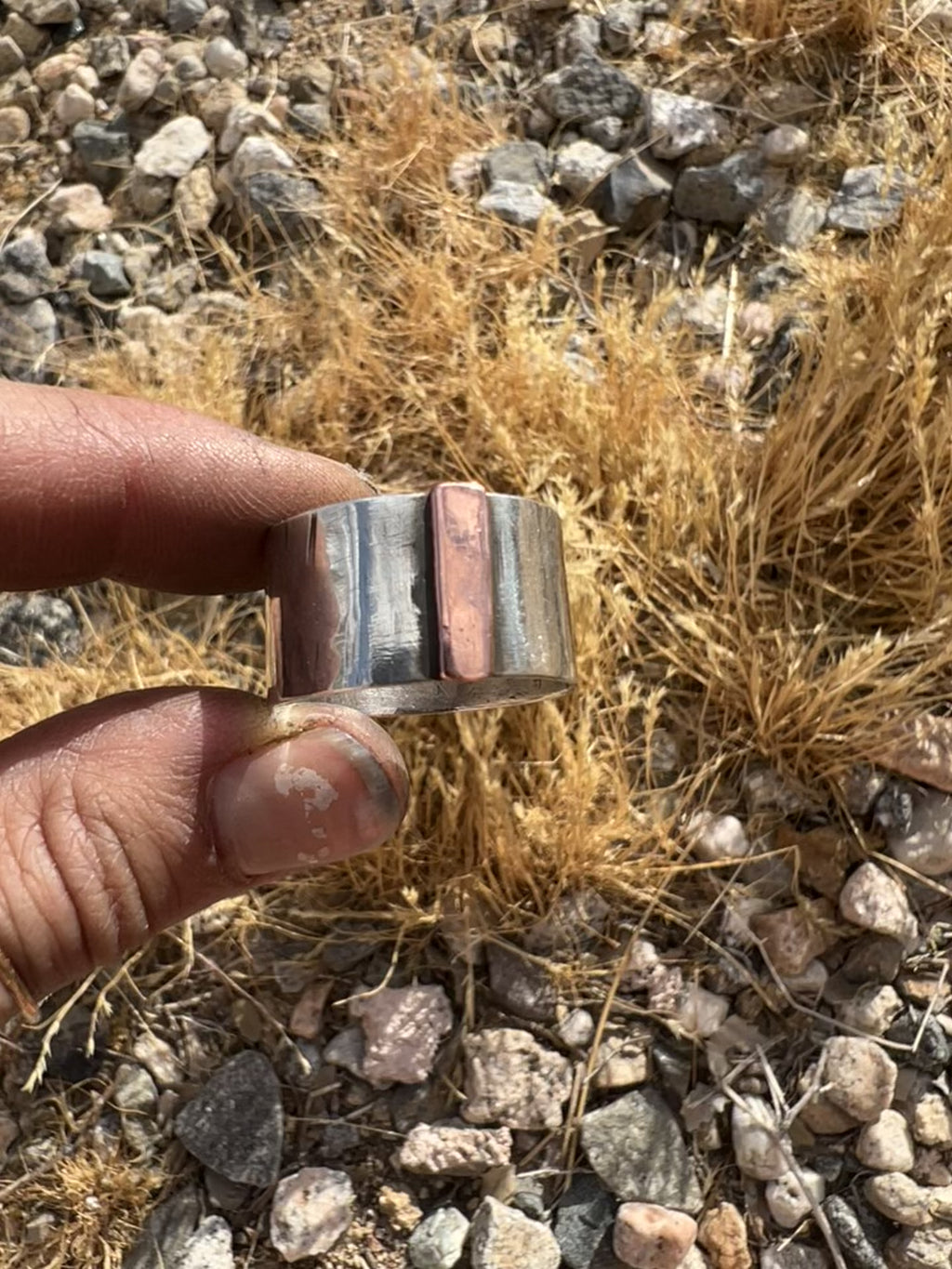 Man’s mixed metal ring — size 12