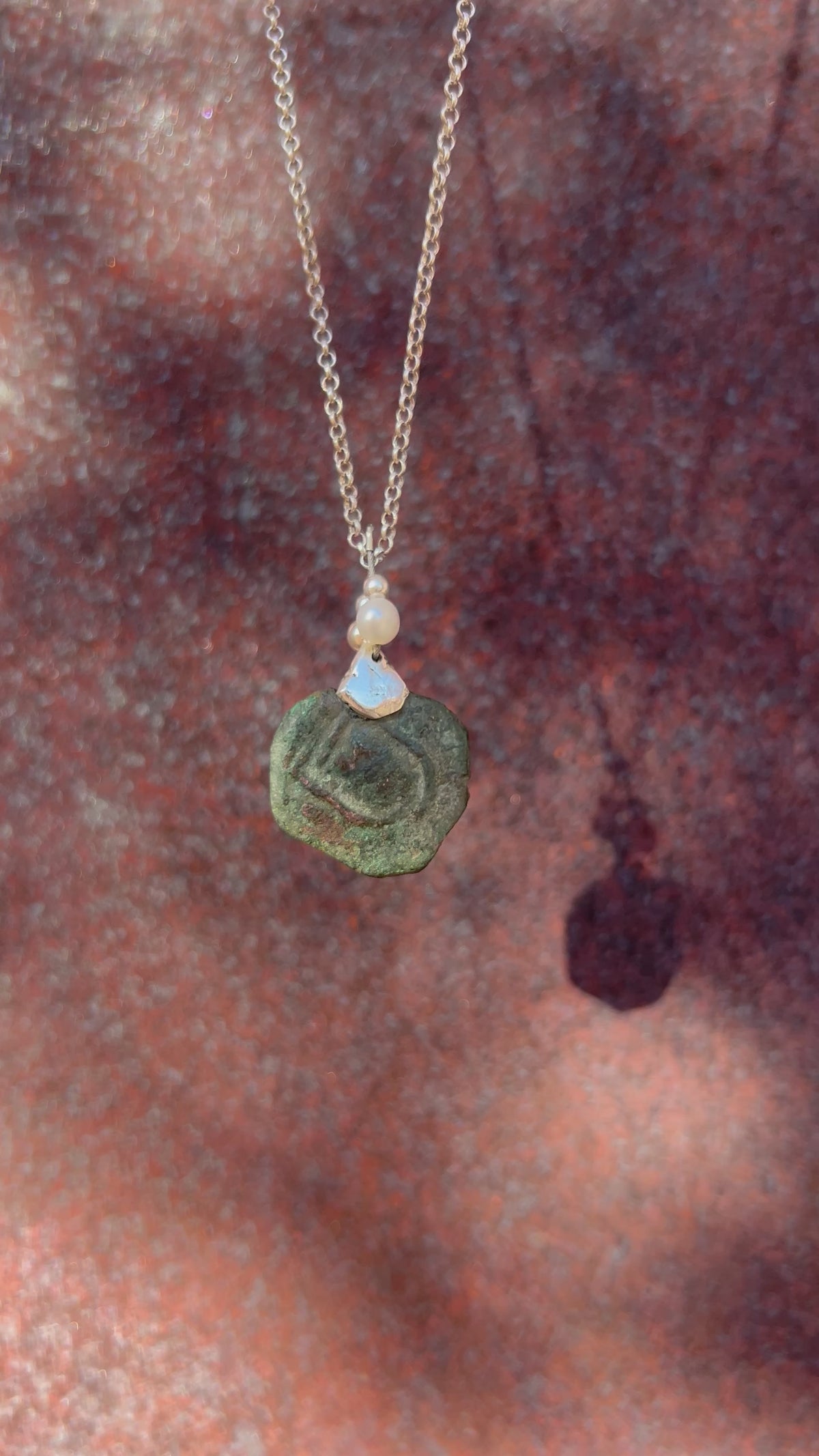 Skully Pirate Coin Necklace