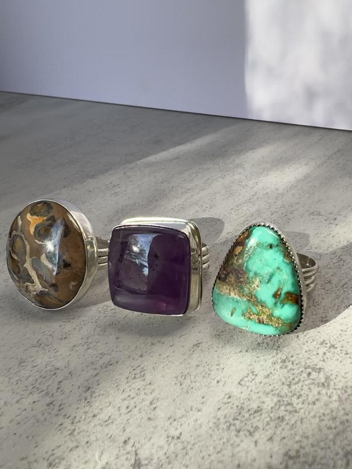 Kingman Turquoise Ring — 7.5
