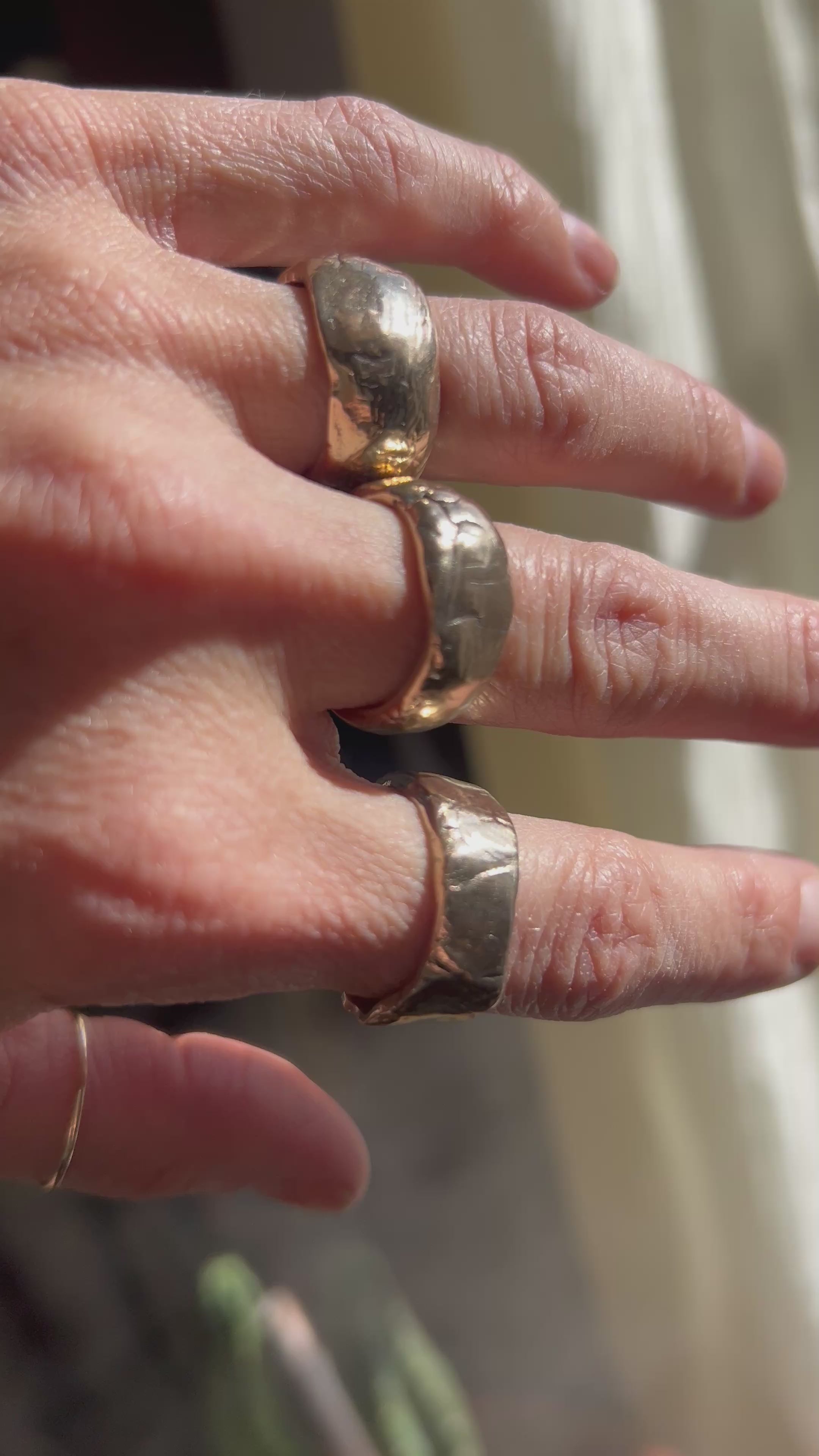 Chunky Bronze Rings