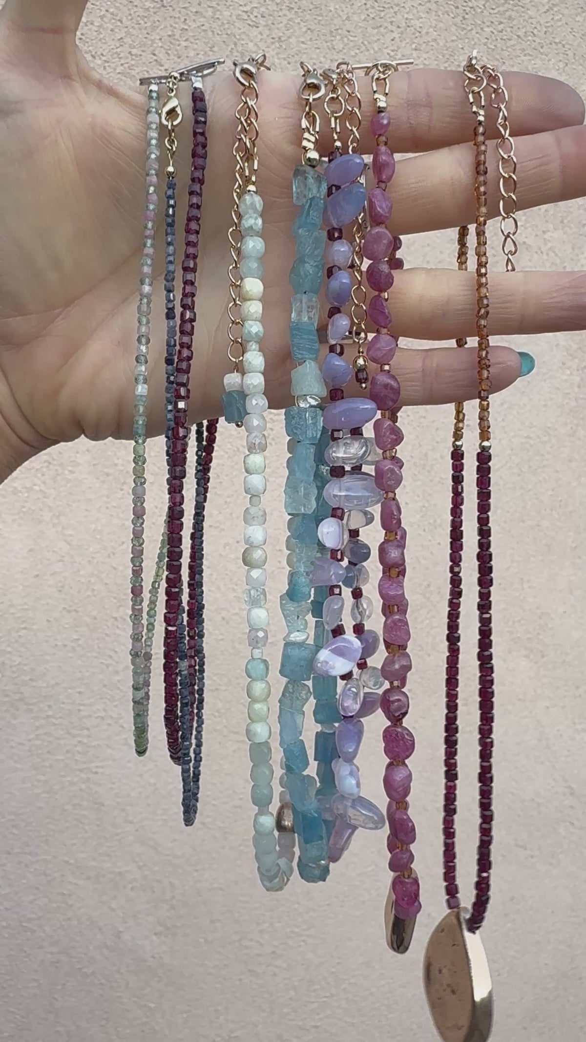 Gemstone Collars
