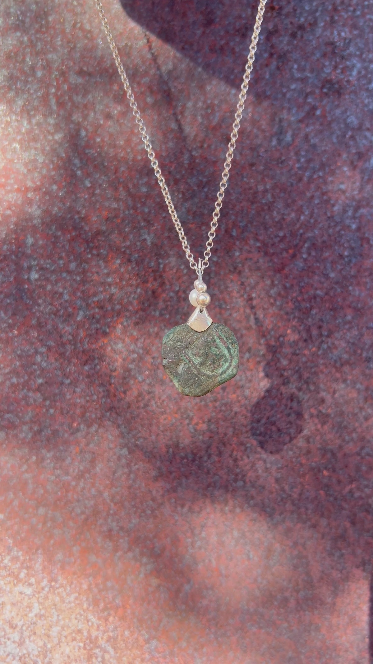 Skully Pirate Coin Necklace