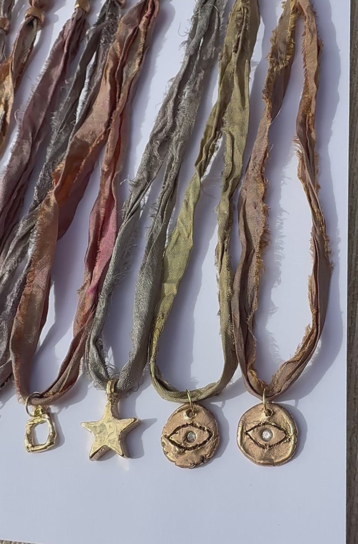 Sunworn Silk Ribbons — Bronze