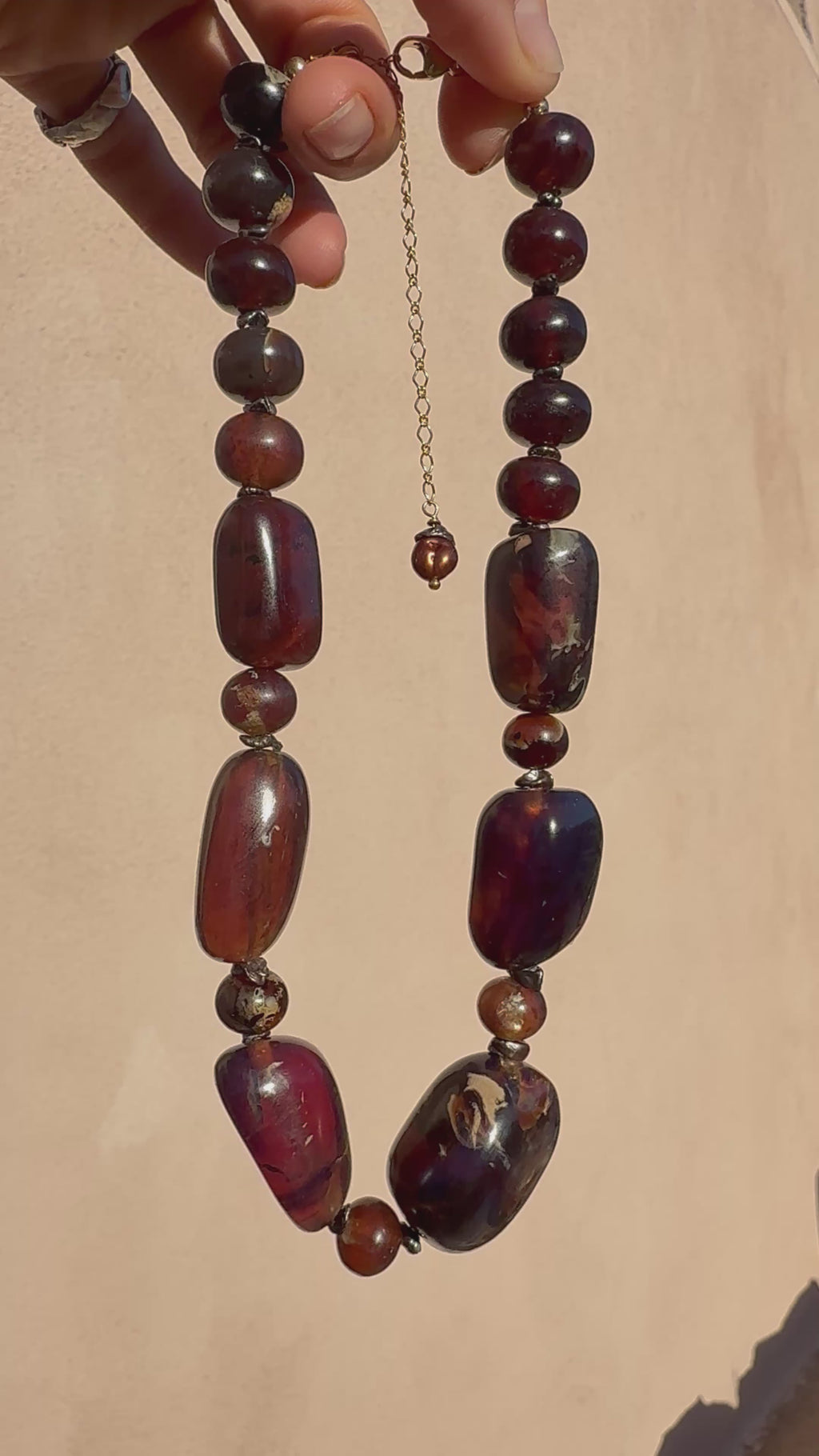 Jumbo Sumatran Amber necklace