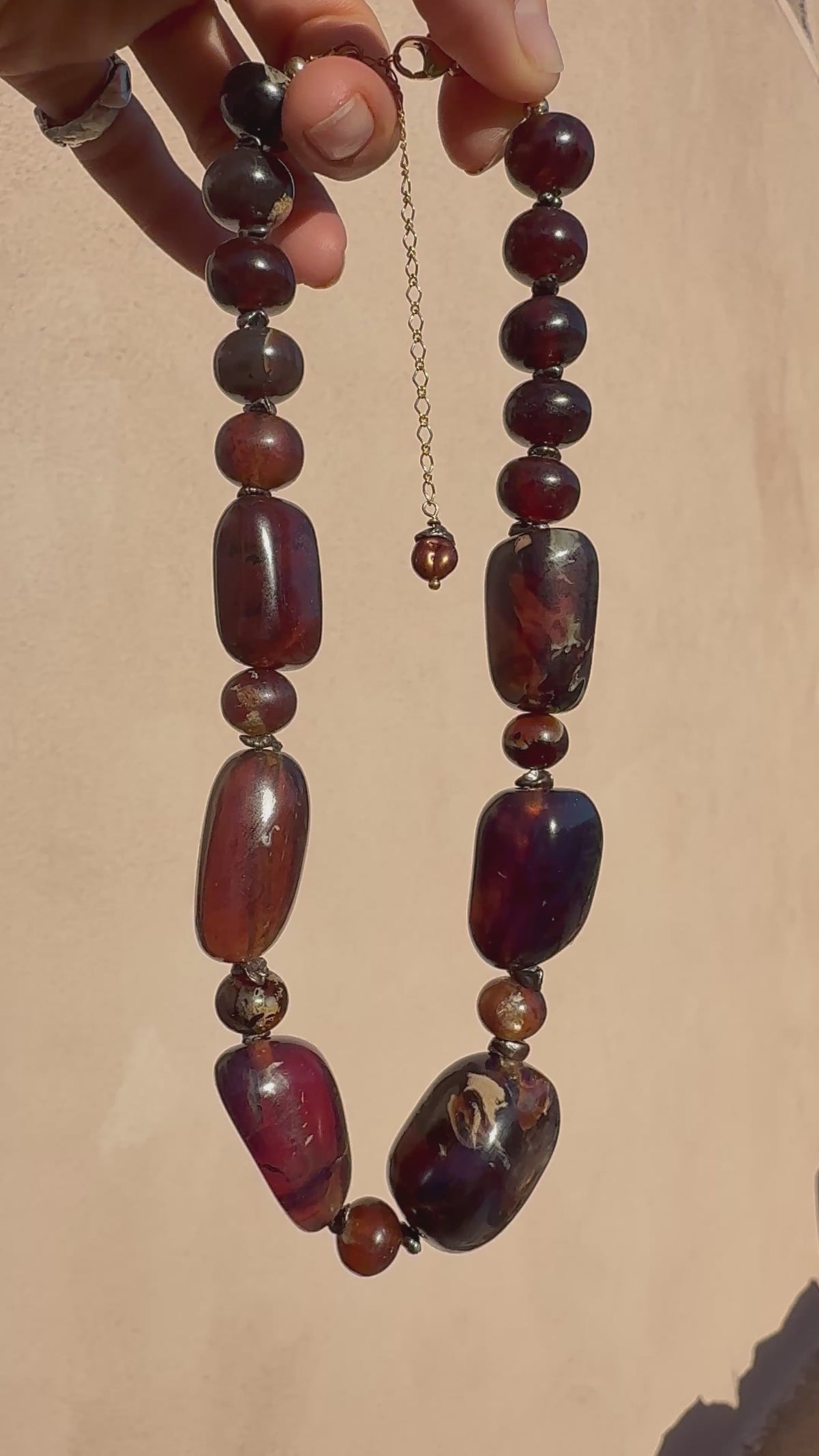 Jumbo Sumatran Amber necklace