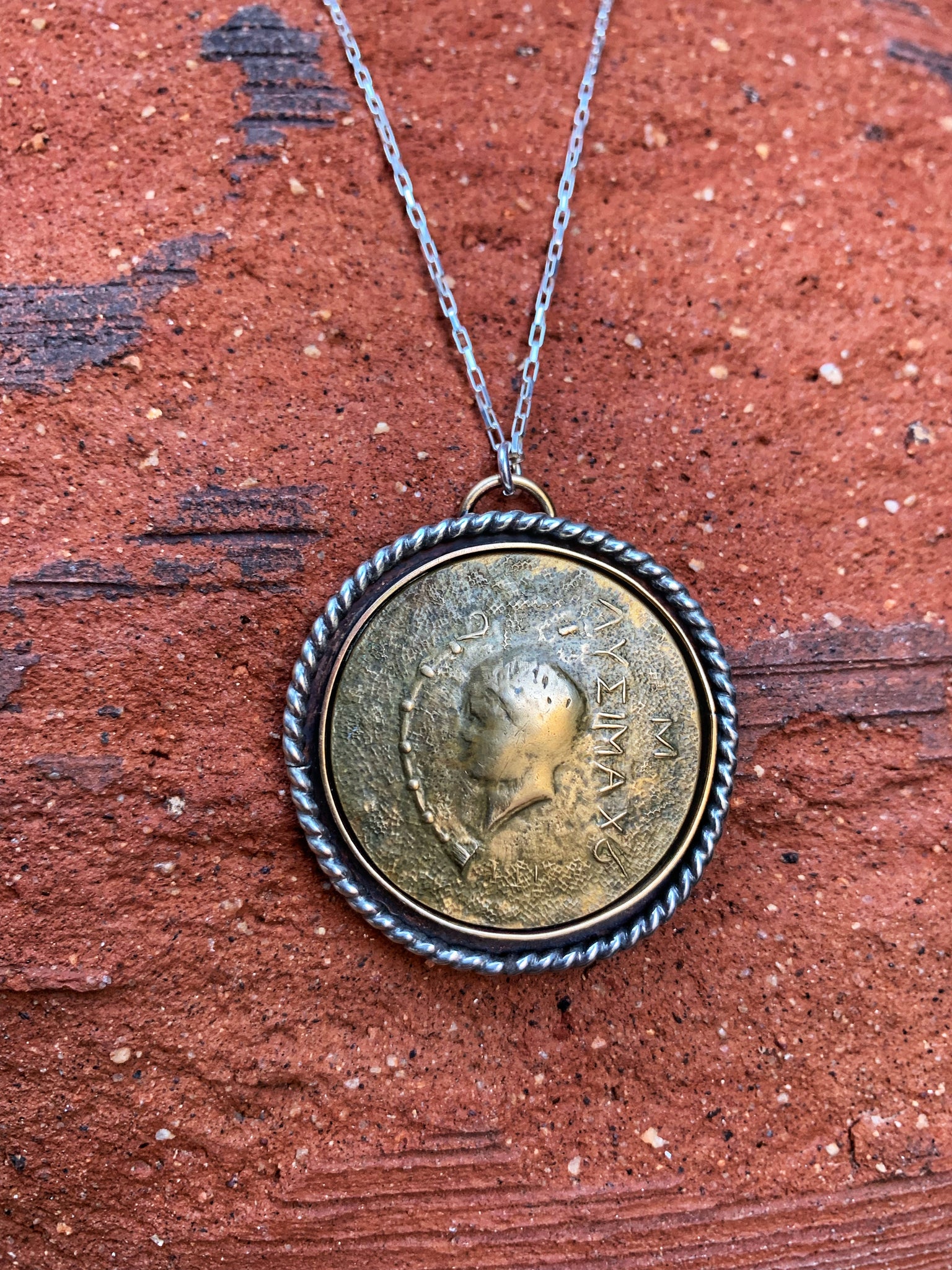 Greek Coin Necklace