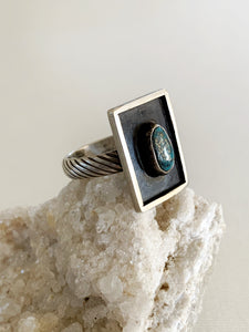 Campitos Turquoise Ring — size 8.25