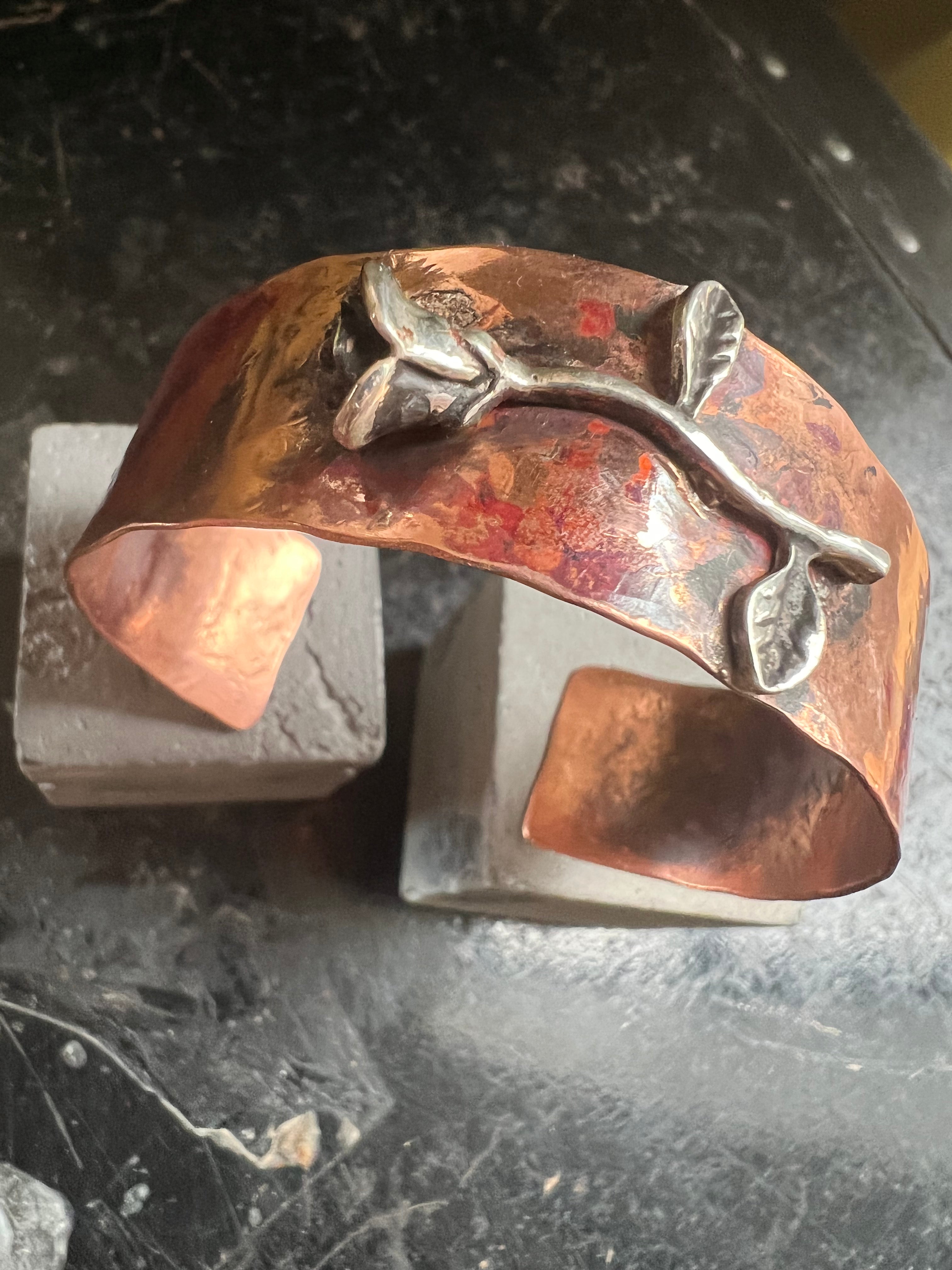 Copper Rose Cuff