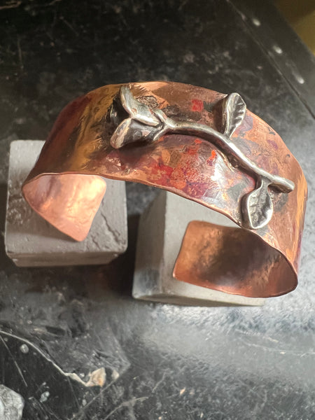 Copper Rose Cuff