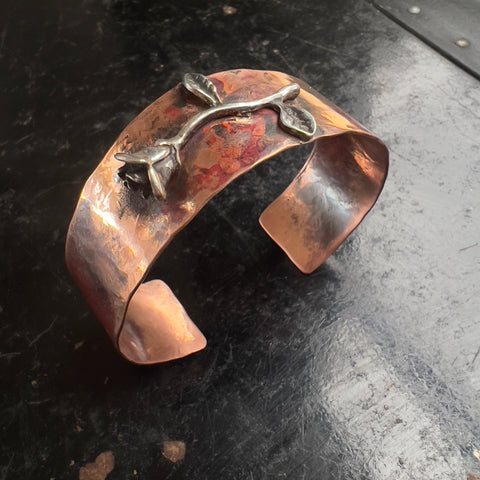 Copper Rose Cuff
