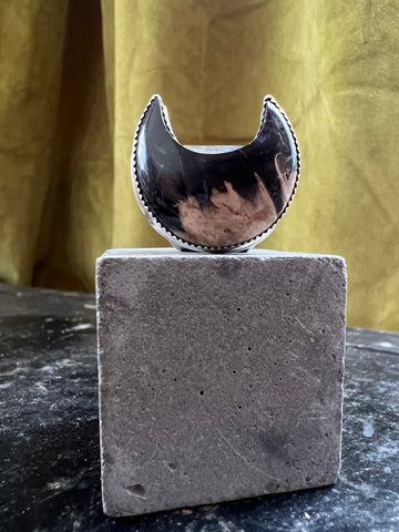 Palm Root Moon Ring