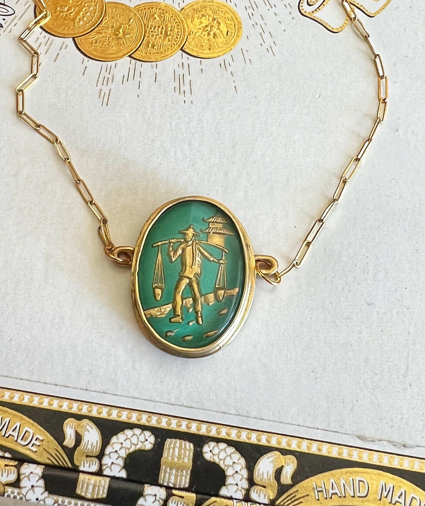 Japanese “Carry Water” Necklace