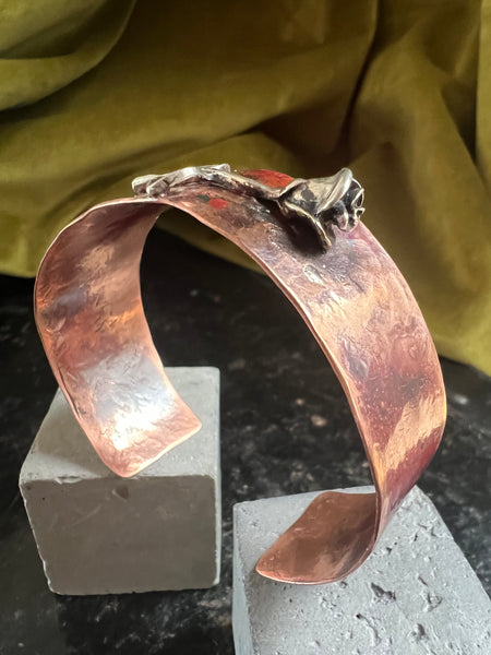 Copper Rose Cuff