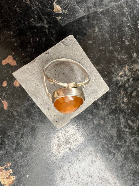 Citrine Sun Beam Ring