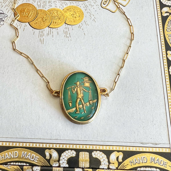 Japanese “Carry Water” Necklace