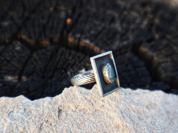 Campitos Turquoise Ring — size 8.25
