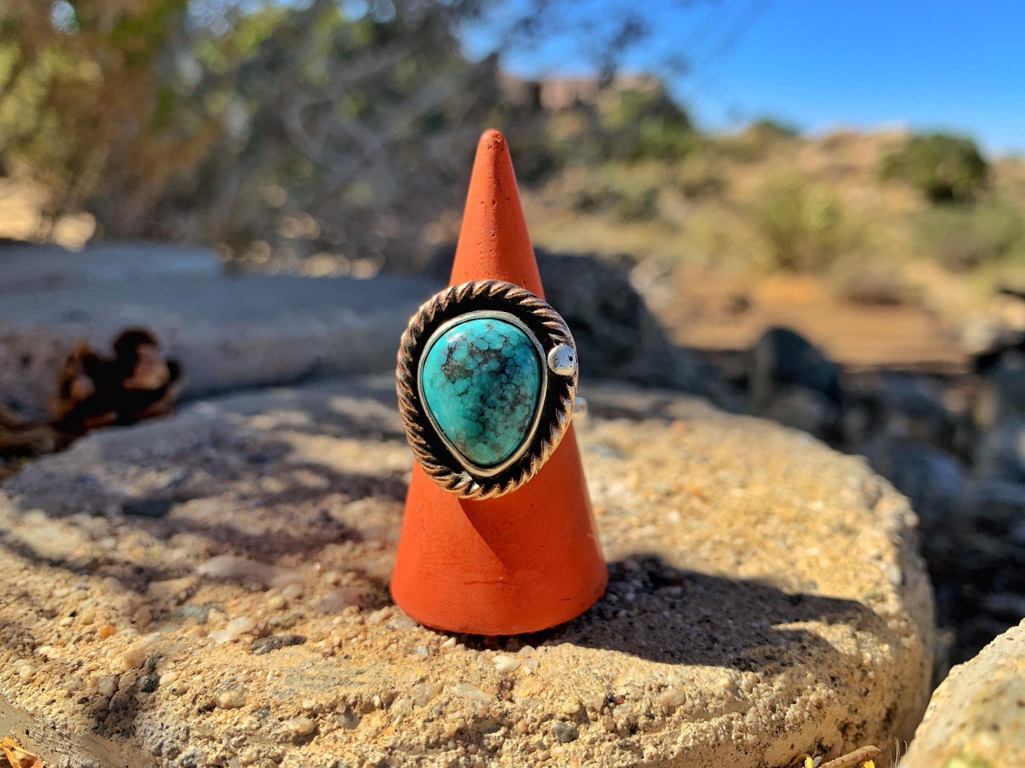 Bronze Rope Campitos Ring — 6.5