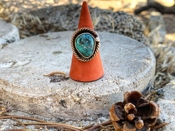 Bronze Rope Campitos Ring — 6.5