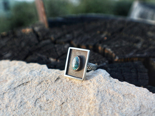 Campitos Turquoise Ring — size 8.25