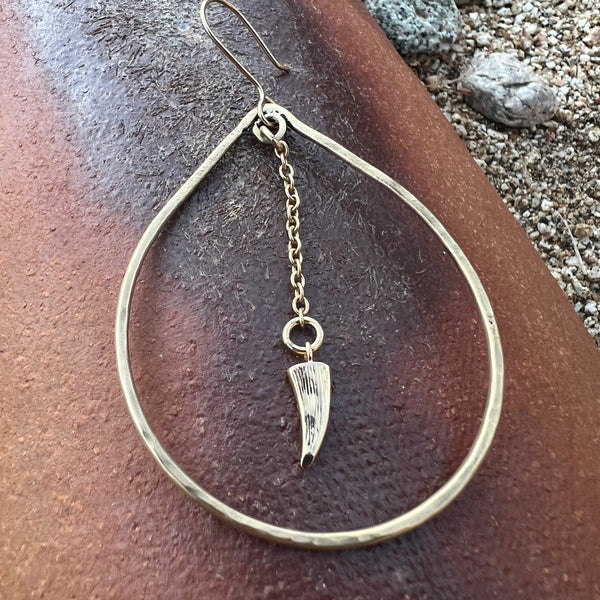Artemis Horn Earrings