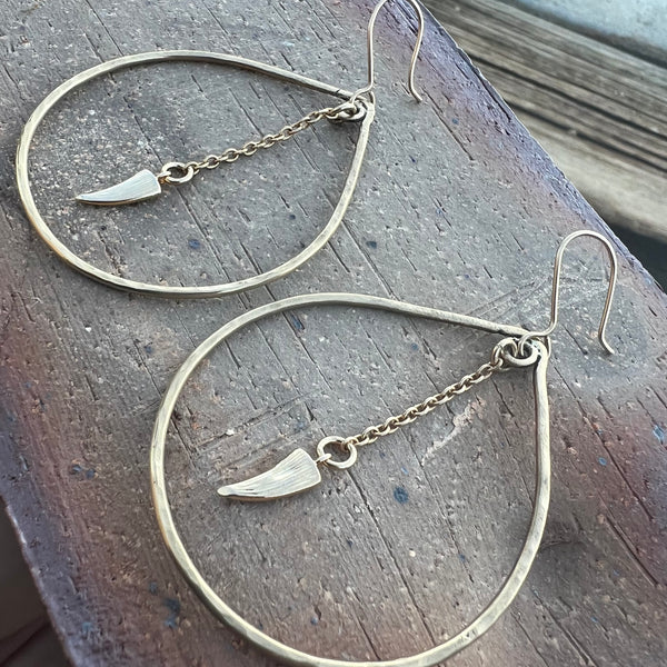 Artemis Horn Earrings