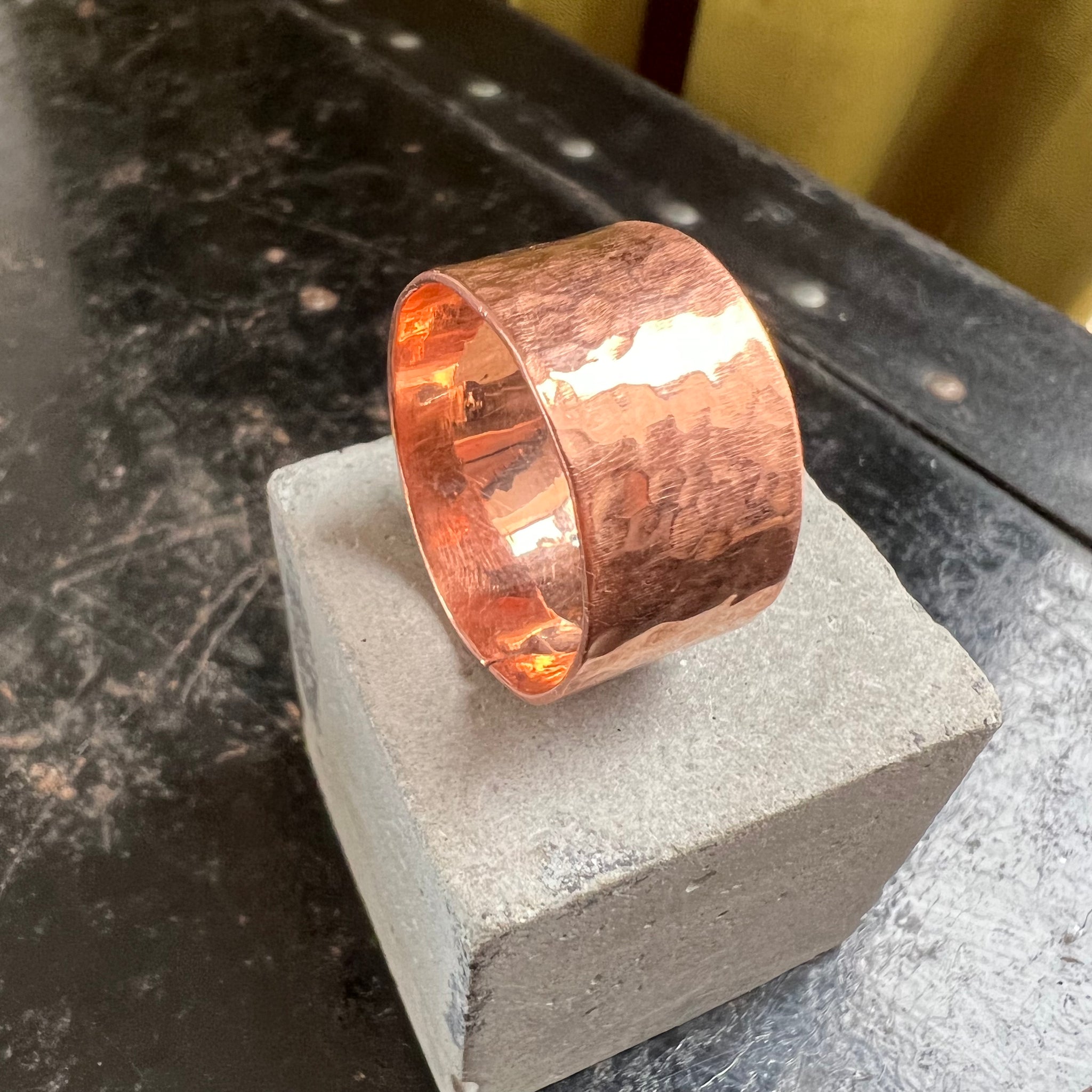 Hammered Copper Band
