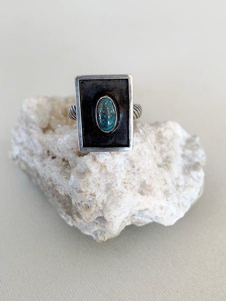 Campitos Turquoise Ring — size 8.25