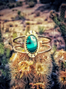 Malachite Cactus Cuff