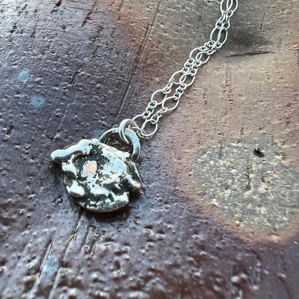 Hand-forged Nugget Necklace