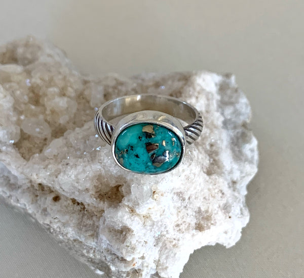 Campitos Turquoise Ring — size 8.5