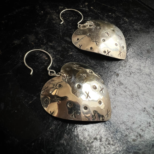 XO Heart Earrings